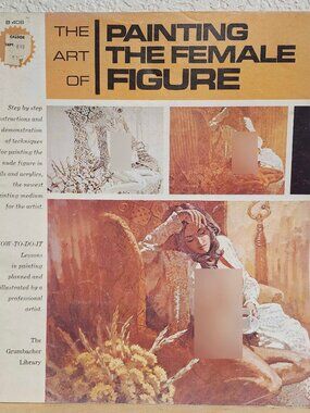 Vintage The Art of Painting The Female Figure - Grumbacher Library Booklet B-408
